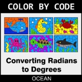 Converting Radians to Degrees - Coloring Worksheets | Colo