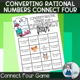 Converting Rational Numbers Connect Four - Math Game - Mat