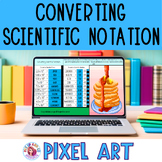Converting Scientific Notation 8th Grade Math Pixel Art | 