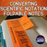 Converting Scientific Notation Foldable Notes