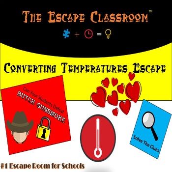 Preview of Converting Temperatures Escape Room | The Escape Classroom