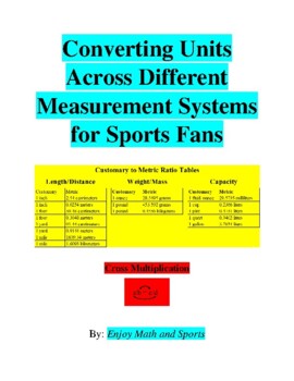 Preview of Converting Units Across Different Measurement Systems for Sports Fans
