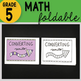 Math Doodle - Converting Units - Math INB Foldable Notes