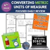 Converting Units of Measure - Metric - Focused Daily Review - 4th Grade
