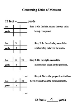 Preview of Converting Units of Measure with Tic-Tac-Toe