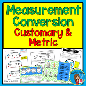Preview of Converting Units of Measurement (Customary and Metric)