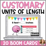 Converting Units of Customary Length Digital Boom Cards | 