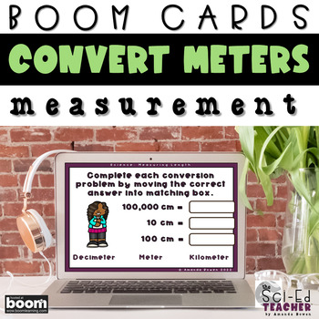 Preview of Converting from CM to Meters Boom Cards