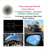 Convex Mirrors - High School Physics - Problem Solving Video Exam and Tutorial