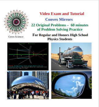 Preview of Convex Mirrors - High School Physics - Problem Solving Video Exam and Tutorial