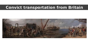 Preview of Convict transportation from Britain to Australia