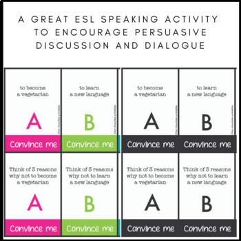 Role play : convince your partner - ESL worksheet by Maurice