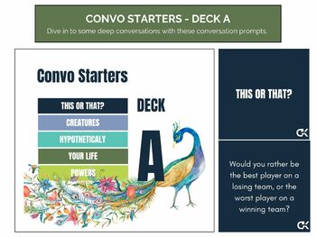 Preview of Convo Starters - Deck A
