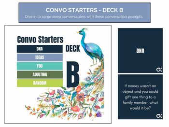 Preview of Convo Starters - Deck B