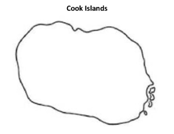 Map cook islands One Foot