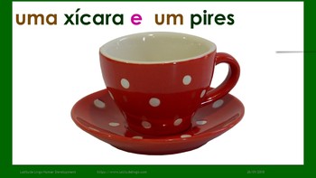 Preview of Cook Vocabulary - Brazilian Portuguese