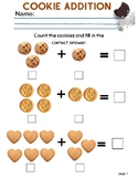 Cookie Addition Worksheet