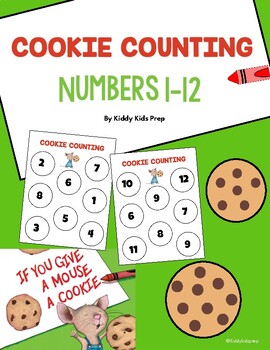 Preview of Cookie Counting Number Match | Pre-K/ Kindergarten Math Center