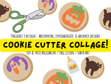 Cookie Cutter Collage - Cut, Color, Paste Fall lesson/acti