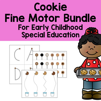 Preview of Cookie Fine Motor Bundle for Early Childhood Special Education