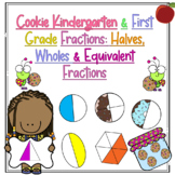 Kindergarten & 1st Grade Fractions: Halves, Wholes & Equiv