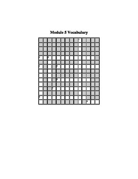 Preview of Cookie Jar Mystery - Module 5 Crossword Puzzle