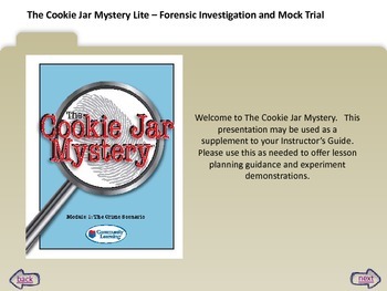 Preview of Cookie Jar Mystery Teacher Tutorial for Module 1 - The Crime Scenerio