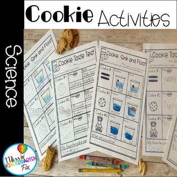 Preview of Cookie Math Writing and Science Activities