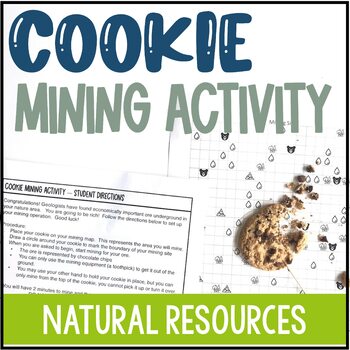 Preview of Cookie Mining Natural Resource Activity MS-ESS3-1