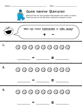 Cookie Monster Subtraction