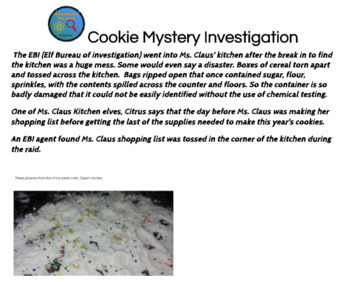 Preview of Cookie Mystery Investigation - Virtual