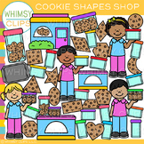 Chocolate Chip Cookie Shapes Shop Clip Art