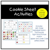 Cookie Sheet Activities - Alphabet