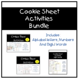 Cookie Sheet Activities Bundle - Alphabet, Numbers, Sight Words