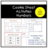 Cookie Sheet Activities - Numbers