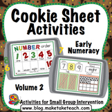 Number Order, Number Concepts - Cookie Sheet Activities Volume 2