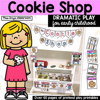 Preview of Cookie Shop / Bakery Dramatic Play Printables - Preschool, PreK, Kindergarten