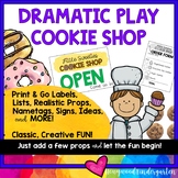 Cookie Shop Dramatic Play Center . Cookbook, Lists , Label
