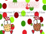 Cookie Thank you Note Card