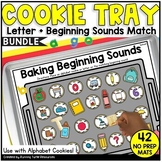 Cookie Tray Activities Bundle, Kindergarten Initial Sounds
