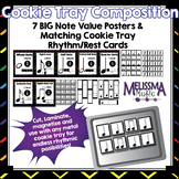 Cookie Tray Composition Classroom Pack: Rhythm Posters and Composition Cards