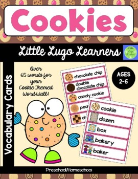 Preview of Cookie Vocabulary Cards