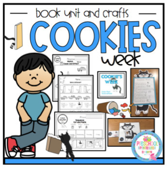 Preview of Cookie's Week Book Unit Plus 2 Crafts
