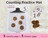 Cookies Counting Activity, Preschool Montessori Math, Todd