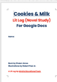 Cookies & Milk Lit Log (Novel Study)