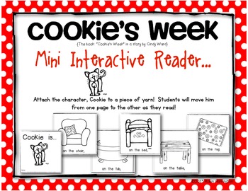 Preview of Cookie's Week {Mini Interactive Reader} Perfect for Young Readers!!