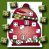 Cookies for Santa Number and Dice Center Game