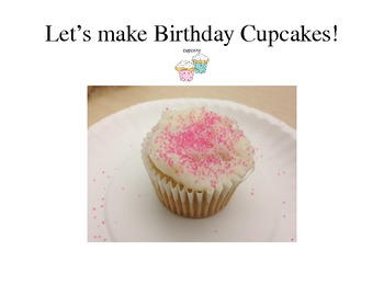 Preview of Cooking Birthday Theme- Birthday Cupcakes