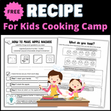 Cooking Camp for Kids Visual Recipe - Kids Cooking Camp Recipes