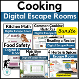 Cooking Digital Escape Room Activities for FCS, Culinary, 